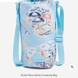 Vera Bradley Beach Treasures Water Bottle Crossbody Bag NWT